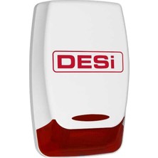 Aydogan's Desi Sahte Siren, LED Işıklı Caydırıcı Alarm Görünümlü Sistem, 220V, Dış Mekan Uyumlu