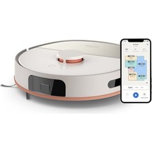 Aydogan's Philips Homerun 5000 Serisi Robot Elektrikli Süpürge, Çift Döner Mop, Süpürme ve Paspas, 10.000PA Emiş Gücü, Lazer Çizgi Navigasyon, Homerun Uygulaması, Ipek Beji (XU5000/20)