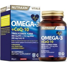 Aydogan's Nutraxin Omega 3 + Coq-10 60 Soft Jel