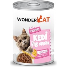 Aydogan's Tavuklu Yavru Kedi Konservesi 400GR x 12 Adet