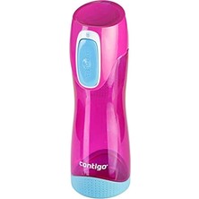 Aydogan's Contigo Swish Autoseal Tritan Suluk 500 Ml, Sızdırmaz, Pembe