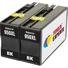 Aydogan's Â 2 Xl Uyumlu Siyah Mürekkep Kartuşları Yedek Hp 950 950XL CN045AE Için Officejet Pro 8100 8600 8610 8615 8616 8620 8625 8630 8640 8660 251DW 276DW | Yüksek Kapasite (2,300 Sayfa)