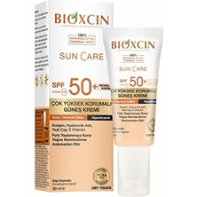 Aydogan's Bioxcin Sun Care Çok Yüksek Korumalı Kuru Ciltler Için Renkli Güneş Kremi Tinted Spf 50+ 50 ml