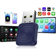 Aydogan's 2025 Kablosuz Carplay & Android Araç Adaptörü, Kablosuza Yükseltilmiş Kablolu Bağlantı, Usb-A/type-C ile Tak ve Çalıştır, iPhone Ios 10+ ve Android 11.0+ ile Çalışır