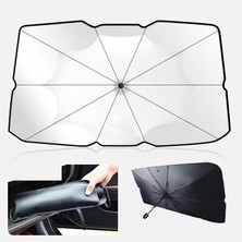 Aydogan's Araç Içi Ön Cam Güneşliği, Katlanabilir Şemsiye Şeklinde Otomobil Ön Cam Güneşliği,%99 Etkin Koruma, Otomobil, Suv, (140 x 79 Cm)