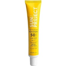 Aydogan's The Sun Project Yüksek Korumalı Hibrit Güneş Kremi High Protection Hybrid Sun Cream 50+ Spf Pa++++ 40 ml