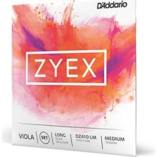 Aydogan's DZ410-LM Zyex Viola Saitensatz Synthetische Faser Long Medium