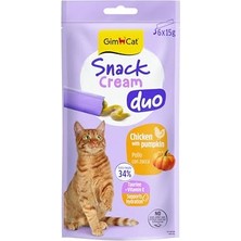 Aydogan's Snack Cream Duo Chicken & Pumpkin Kedi Ödülü 6X15GR