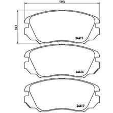 Moontime Alaçatı Ön Fren Balatası Insıgnıa A 08>17 Malıbu 12> Saab 9.5 10>12 296 mm 16 Inç Jant