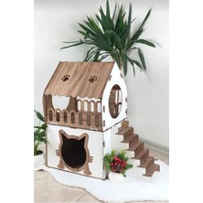 Aydogan's Kedi Evi 2 Katlı Merdivenli