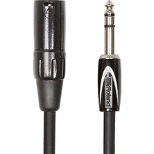 Aydogan's Black-Serisi Simetrik Bağlantı Kablosu – 6,3-Mm-Trs-Jak (Erkek) Xlr (Erkek), Uzunluk: 1 M – Rcc-3-Trxm