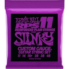 Aydogan's Ernie Ball Power Slinky Rps Nikel Yara Elektro Gitar Telleri, Ölçü 11-48