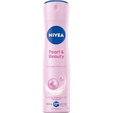 Aydogan's Nıvea Kadın Sprey Deodorant Pearl&beauty 150 Ml,72 Saat Terlemeye Karşı Anti Perspirant Koruma,doğal Inci Özleri ve Avokado Yağı,yumuşak,pürüzsüz Koltuk Altı,alkol Içermez