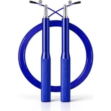 Aydogan's AYARLANABILIR%100 Çelik Atlama Ipi Uzunluk Ayarlı Atlama Ipi Jump Rope Mavi