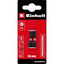 Aydogan's Orijinal Einhell Çift Torsiyonlu Darbeli Bit Seti, 2 Parça, 30 Mm, Pz3 (S2 Çelik, Yüksek Dayanıklılık, Çift Torsiyon Etkisi, Kırmızı Renk Halkası, E 6.3 Sap) - 49132060