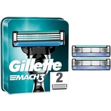 Aydogan's Gillette Mach3 Yedek Erkek Tıraş Bıçağı 2'li