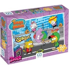 Aydogan's Kral Şakir - Sokakta Hip Hop Lisanslı Temalı 100 Parça 34X24CM Çocuk Puzzle Yapboz Serisi