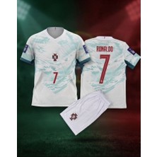 Ronaldo Portekiz Dünya Kupası Milli Takım Forması 2 Li Set