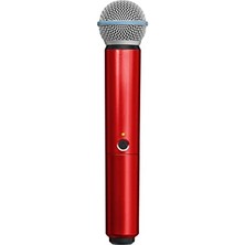 Aydogan's Shure WA713-RED Renkli Kulp Sadece BLX2/SM58 ve BLX2/BETA58A Kablosuz Vericiler Için (Kırmızı)