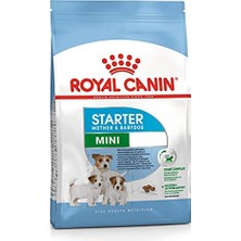 Aydogan's Royal Canin Mini Starter Anne ve Yavru Köpek Sı 1 Kilogram | Doğal Savunma, Sindirim, Gebelik ve Emzirmeyi Destekler, Kolay Rehidrasyon ile