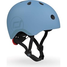 Aydogan's Scoot And Ride Ayarlanabilir Askılı Bebek Kaskı, Mat Kaplama, S ve M Bedenler, LED Güvenlik Işığı ve Ek Koruma Için Yumuşak Polar Dolgu Dahil