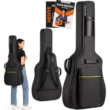 Aydogan's Luca Gri Akustik Gitar Çantası Gigbag Kalın (Soft Case) (Gri, Akustik Gitar)
