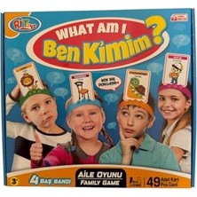 Aydogan's Ben Kimim? Eğitici Tahmin Etme ve Akıl Oyunu - Eğlenceli Aile ve Çocuk Kutu Oyunu, 4 Baş Bandı ve 49 Görsel Kartlı Set (3+ Yaş)