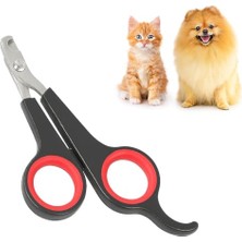 Aydogan's Evcil Hayvan Tırnak Makası – Paslanmaz Çelik Bıçak – Ergonomik Kaymaz Sap – Sessiz ve Güvenli Kullanım – Kırmızı Iç Halkalı Model – Kedi ve Köpekler Için Uygun