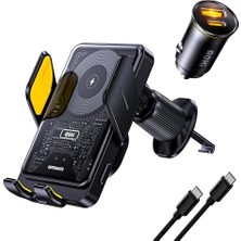 Odea Superauto 65W Araç Içi Şarjı, 15W Şarj Aleti Handsfree Telefon Tutucu