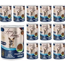 Aydogan's Yetişkin Köpek Balıklı ve Jöleli Konserve Yaş  400 gr x 12 Adet