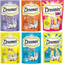Aydogan's Dreamies Karışık Ödül Sı Paketi 60 gr x 24, Kedi Ödül