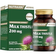 Aydogan's Nutraxin Herbal Milk Thistle 60 Tablet Takviye Edici Gıda