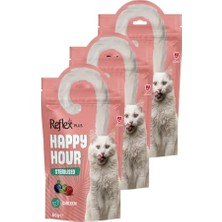 Aydogan's Plus Happy Hour Sterilised Kedi Ödülü, Tavuk, 3 x 60G
