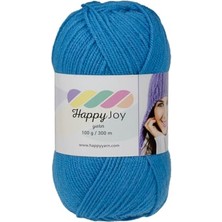 Aydogan's Kürkçü Han Happy Joy 100GR 300M El Örgü Ipi (Turkuaz)