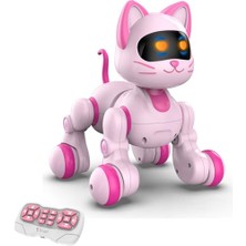 Aydogan's Giffy / 30 Fonksiyonlu Uzaktan Kumandalı Şarjlı Sesli Işıklı Dokunma Algılama Programlama Robot Köpek El Sensörlü Şarjlı Işıklı Müzikli Dansçı Robot Köpek ve Kedi (Kedi)