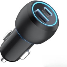 Aydogan's Araç Şarj Aleti Çakmaklık Type-C + USB Girişli 38W