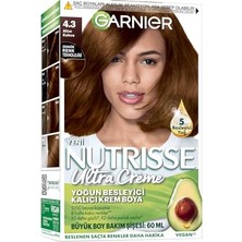 Aydogan's Garnier Nutrisse Yoğun Besleyici Kalıcı Krem Saç Boyası 4.3 Altın Kahve