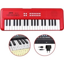 Aydogan's CMK-1237 37 Tuşlu Elektronik Org (Etiket. Adaptör Hediye) - Kırmızı
