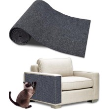 Aydogan's Kendinden Yapışkanlı Kedi Tırmalama Matı, 99 cm x 30 cm Kedi Scratcher Halı, Koltuk Mobilya Duvarı Için Kedi Çizilmeye Koruyucular, Çizilmez Mobilya Koruyucu, Kanepe Için Çiviler Dahil (Gri,