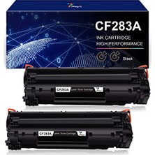 Aydogan's Hp Laserjet Pro Mfp M 127 Fw 125 M125 Nw 225 M125NW M127FN M127FN M127FN M201DW Yazıcı Için 2 Paket CF283A Siyah Toner,  Uyumlu Hp 83A CF283A Yazıcı Kartuşu