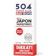 Aydogan's 504 Süper Japon Yapıştırıcısı, 20 Gr, Ultra Jel, Ahşap, Mdf, Plastik, Metal, Cam, Kauçuk, Deri Için Hızlı Kuruyan, Endüstriyel Yapıştırıcı, Ekonomik