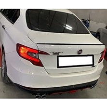 Aydogan's Spoiler Fiat Egea Ile Uyumlu Bagaj Üzeri Çıta - Spoiler Pianoblack - Parlak Siyah + Çift Taraflı Bantlı