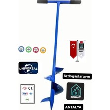 Moontime Alaçatı Toprak Burgusu (Sabit Kollu) Fidan Dikme Aparatı ( 101 Cm) 15 cm Helezon ile 22 Cmgenişlik Açar