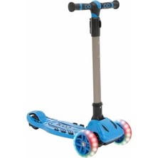Aydogan's Maxi Işıklı Scooter Mavi 3 Kademeli Yükseklik Ayarlı Çocuk Scooter, Maxi-13