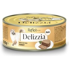 Aydogan's Reflex Plus Delizzia Kıyılmış Hindi Etli Yetişkin Kedi Sı 85 Gram