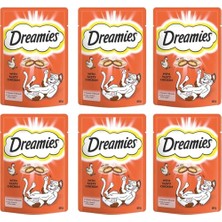 Aydogan's Dreamies Kuru Kedi Ödül Sı, Tavuklu, (6 x 60 G)