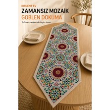 Mozaik Desen Goblen Dokuma Runner