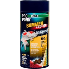 Aydogan's Propond Summer+Color 0,34 kg (1 L) | Koi ve Diğer Gölet Balıkları Için Yaz Yemi Granül | Renk Oluşumunu Teşvik Eder ve Kolay Sindirilir | Yüzer | 20 °c'den Itibaren