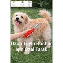 Aydogan's Çift Taraflı Kedi ve Köpek Tüy Açma Tarağı, Köpek Kıtık Açıcı Bakım Tarağı, Ergonomik Metal Tarama Fırçası, Tüy Dökme Önleyici