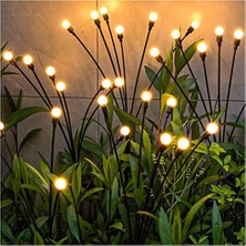 Aydogan's Güneş Ateşböceği Işıkları, 4'lü Paket 40 LED Solar Bahçe Işıkları, Güneş Enerjili Sallanan Bahçe Lambaları IP65 Su Geçirmez, Dış Mekan Gümrükleme Için Güneş Işıkları Yard Peyzaj Yolu Veranda
